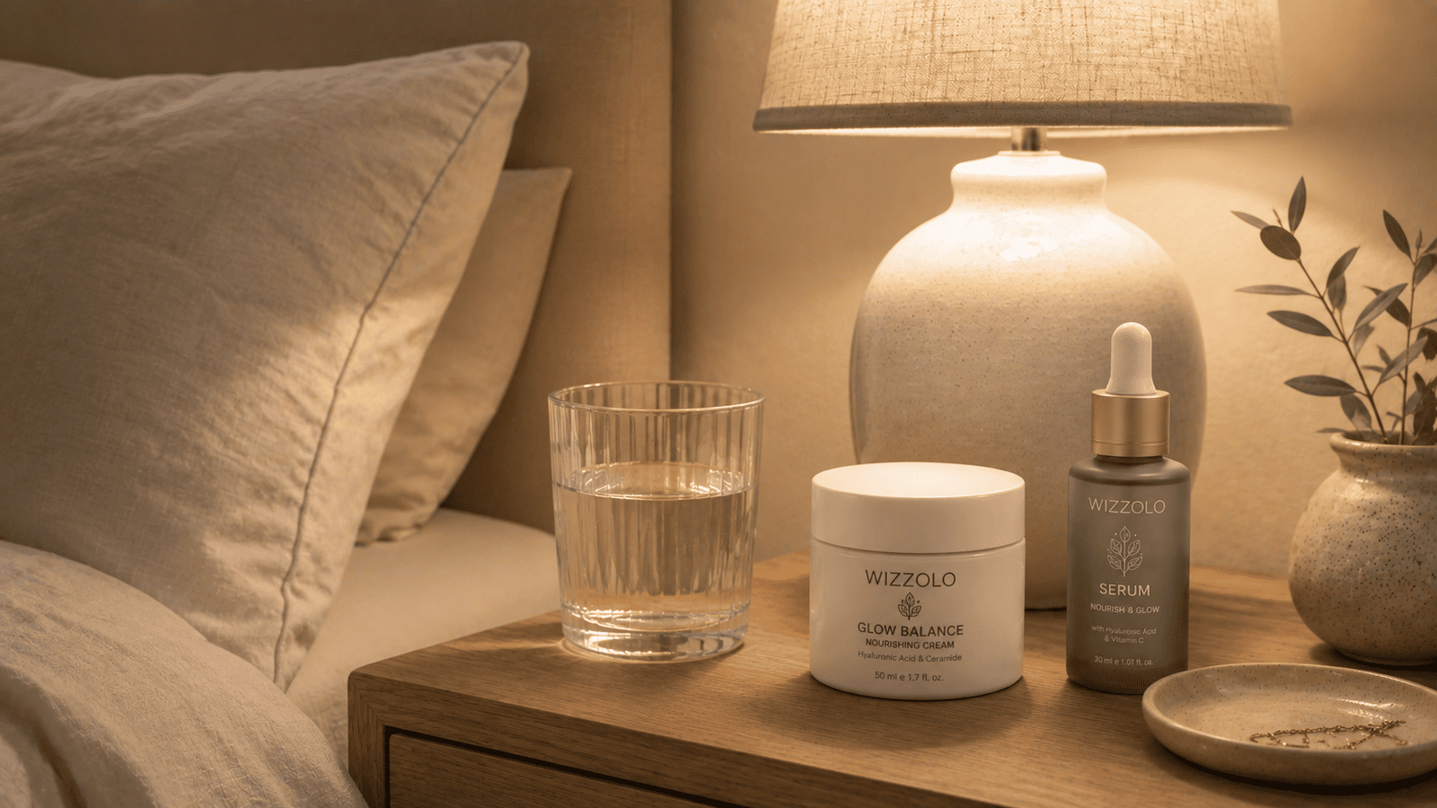 simple night skincare routine